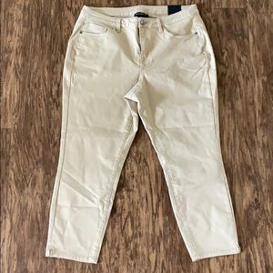 Lane Bryant Khaki Capri Pants BNWT